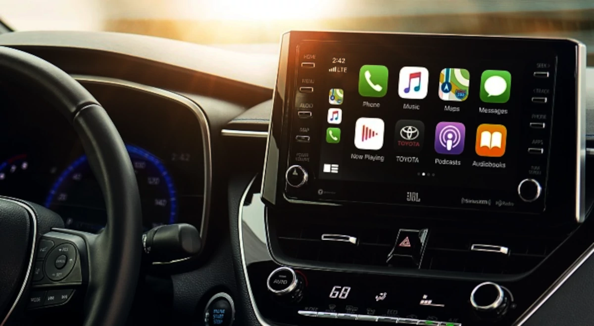 Navigation app on Toyota 2022